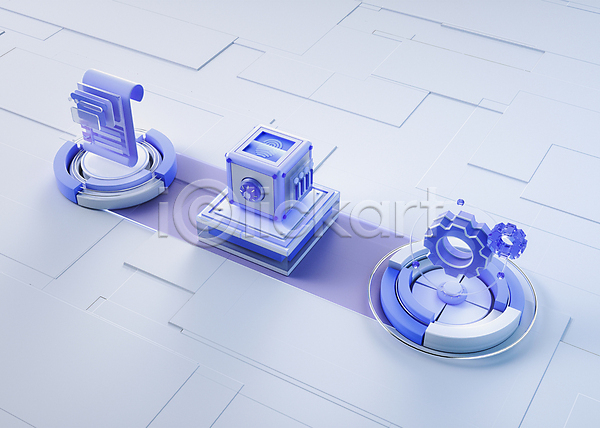 사람없음 3D PSD 디지털합성 편집이미지 3D소스 금고 네트워크 데이터베이스 디지털 문서 자료 지문인식 톱니바퀴 파란색 편집