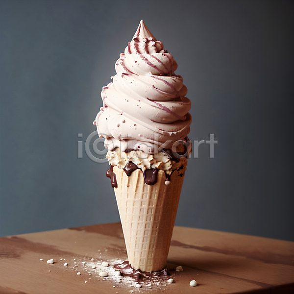 달콤 사람없음 JPG 포토 가루 소프트아이스크림 스튜디오촬영 아이스크림 아이스크림콘 초콜릿 콘아이스크림