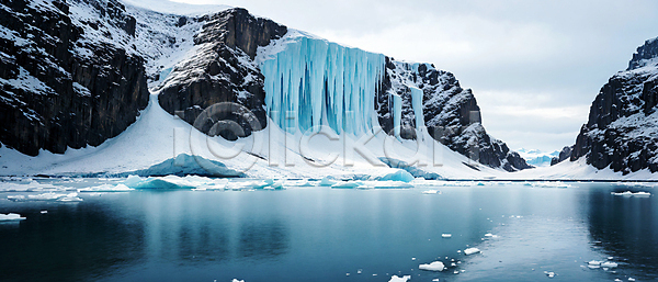사람없음 JPG 포토 겨울 북극 빙벽 빙하 야외 얼음 파란색 풍경(경치)
