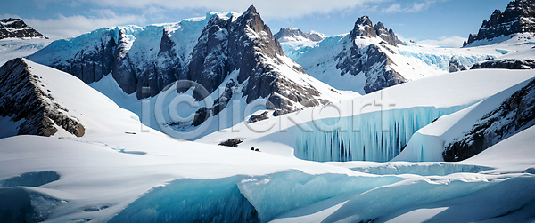 사람없음 JPG 포토 겨울 눈덮임 북극 빙벽 빙하 야외 얼음 파란색 풍경(경치)