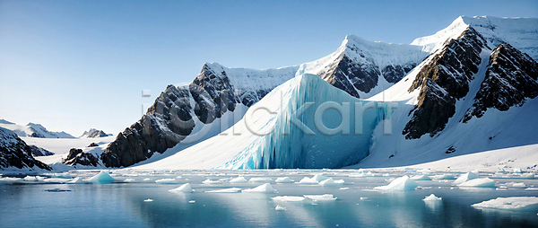 사람없음 JPG 포토 겨울 눈덮임 북극 빙벽 빙산 빙하 야외 얼음 파란색 풍경(경치)