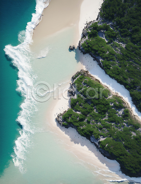 시원함 사람없음 JPG 포토 하이앵글 모래사장 섬 야외 여름(계절) 자연 주간 파도 해변