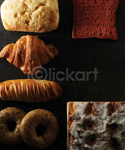 사람없음 JPG 포토 하이앵글 맛있는 바게트 베이글 빵 스튜디오촬영 식빵 크루아상 페스츄리