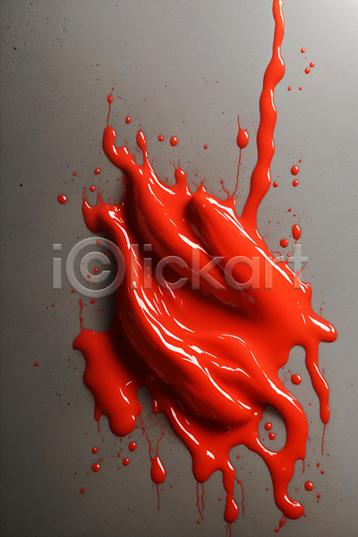 사람없음 JPG 디지털합성 편집이미지 백그라운드 빨간색 스플래쉬 액체 액체표현 튀는물