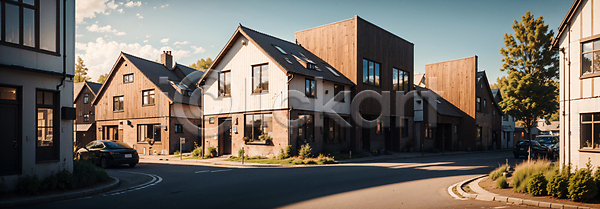 사람없음 JPG 디지털합성 편집이미지 거리 건물 도시 도시풍경 북유럽 스칸디나비아 야외 주간 편집소스 풍경(경치)