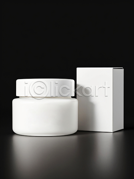 사람없음 JPG 디지털합성 편집이미지 목업 미니멀 뷰티 상자 심플 오브젝트 화장품 흰색