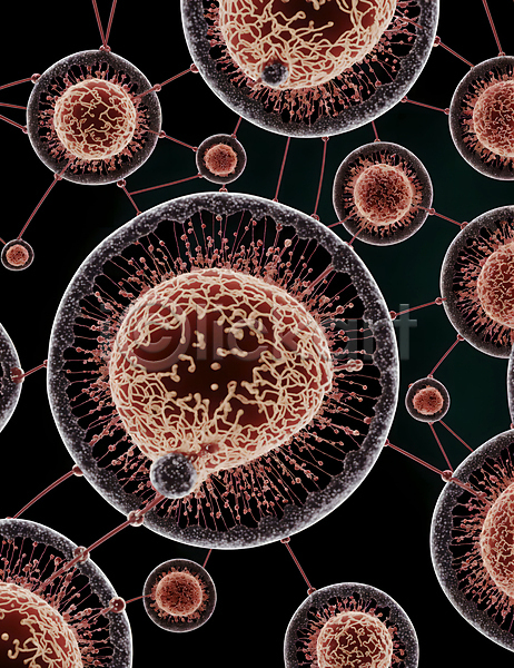 사람없음 JPG 디지털합성 편집이미지 그래픽 모양 미생물 바이러스 박테리아 세포 질병