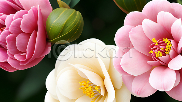 사람없음 JPG 근접촬영 편집이미지 꽃 꽃봉오리 분홍색 야외 자연 흰색