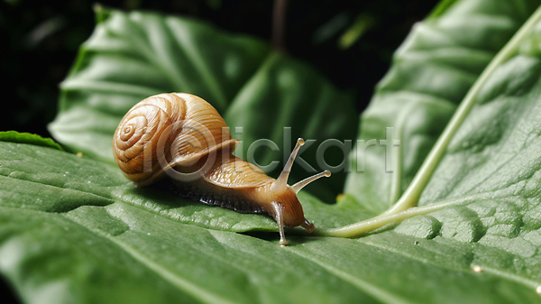 사람없음 JPG 아웃포커스 편집이미지 달팽이(동물) 물방울 풀잎 풍경(경치) 한마리