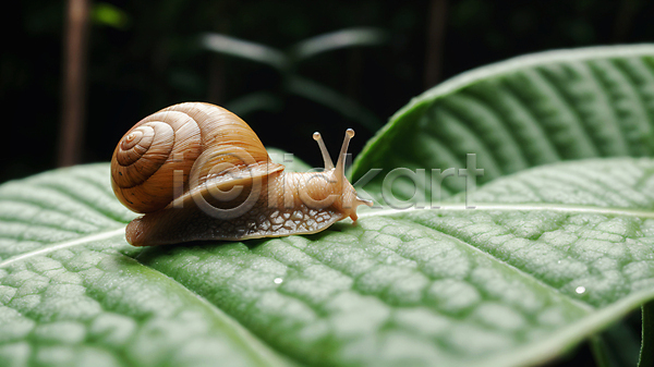 사람없음 JPG 아웃포커스 편집이미지 달팽이(동물) 풀숲 풀잎 풍경(경치) 한마리