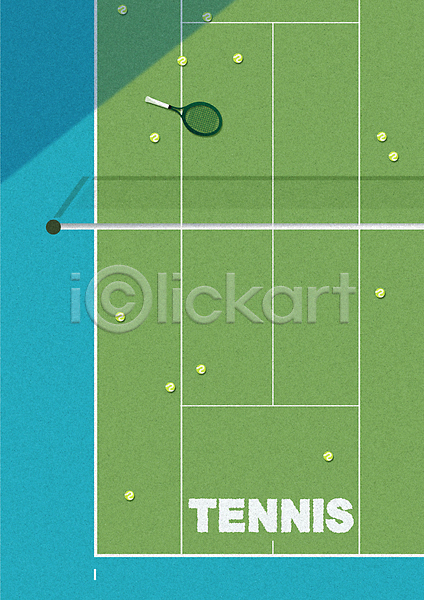 사람없음 AI(파일형식) 일러스트 경기장 그림자 네트 백그라운드 연두색 운동 테니스 테니스공 테니스라켓 테니스장 포스터