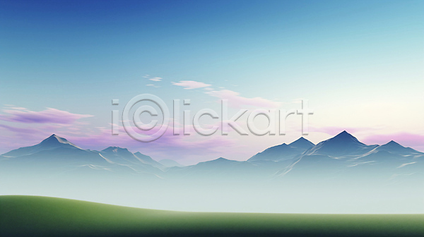 신비 사람없음 JPG 편집이미지 구름(자연) 백그라운드 산 색감 유행 이미지 추상 파란색 풍경(경치)