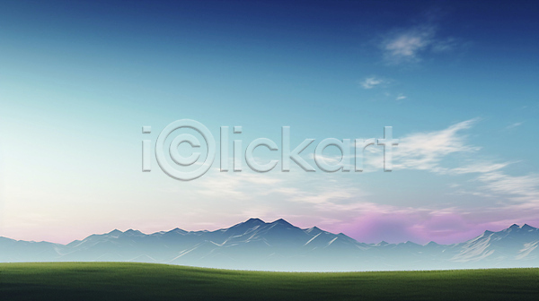 신비 사람없음 JPG 편집이미지 구름(자연) 백그라운드 산 색감 유행 이미지 초원(자연) 추상 파란색 풍경(경치)