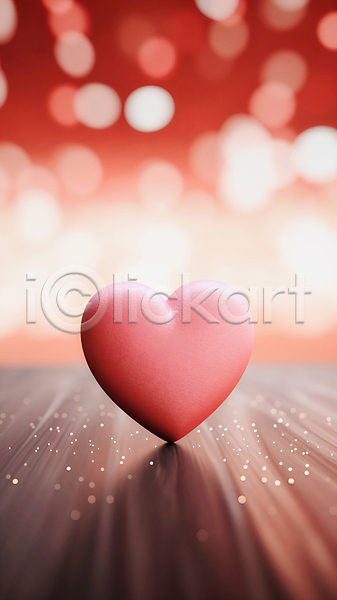 사랑 사람없음 JPG 편집이미지 그래픽 발렌타인데이 백그라운드 보케 분홍색 빛망울 빨간색 하트