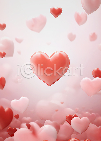 사랑 사람없음 JPG 편집이미지 그래픽 발렌타인데이 백그라운드 보케 분홍색 빨간색 하트
