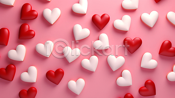 사랑 사람없음 JPG 편집이미지 그래픽 발렌타인데이 백그라운드 분홍색 빨간색 하트