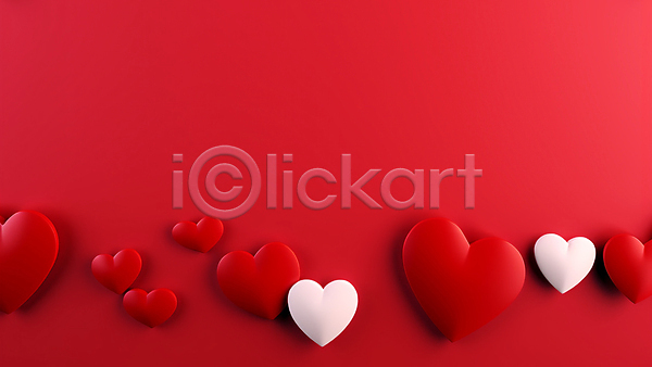 사랑 사람없음 JPG 편집이미지 그래픽 발렌타인데이 백그라운드 빨간색 카피스페이스 하트