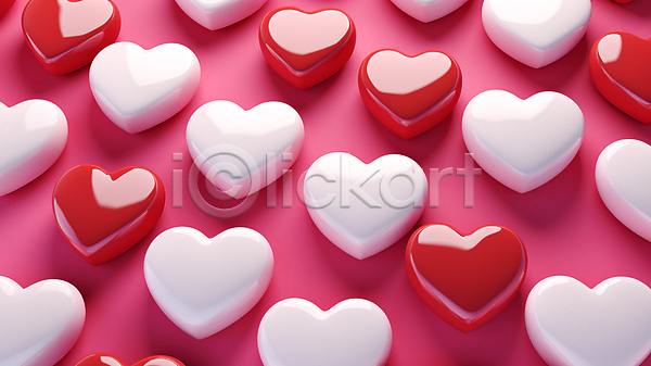 사랑 사람없음 JPG 편집이미지 그래픽 발렌타인데이 백그라운드 빨간색 진분홍색 하트