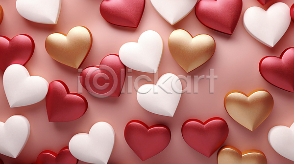 사랑 사람없음 JPG 편집이미지 그래픽 다양 발렌타인데이 백그라운드 분홍색 빨간색 하트