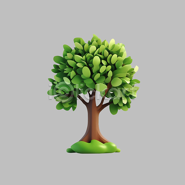 사람없음 3D 3D아이콘 PSD 디지털합성 아이콘 나무 에코 자연보호 초록색 친환경 환경