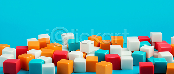 사람없음 JPG 디지털합성 편집이미지 많음 백그라운드 블록 사각형 오브젝트 큐브