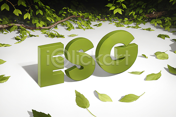 사람없음 JPG 디지털합성 편집이미지 ESG 경영 나뭇가지 나뭇잎 알파벳 에코 초록색 친환경 타이포그라피 편집소스
