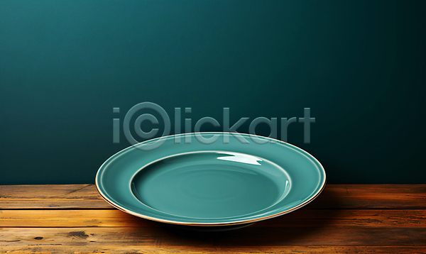 사람없음 JPG 디지털합성 편집이미지 그릇 목업 비어있는 원형 접시 청록색