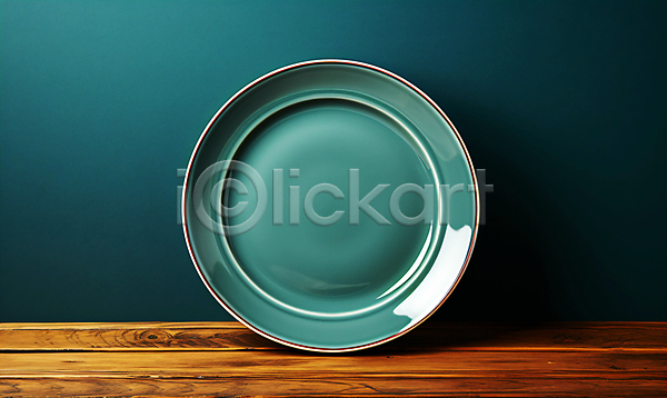 사람없음 JPG 디지털합성 편집이미지 광택 그릇 목업 비어있는 원형 접시 청록색