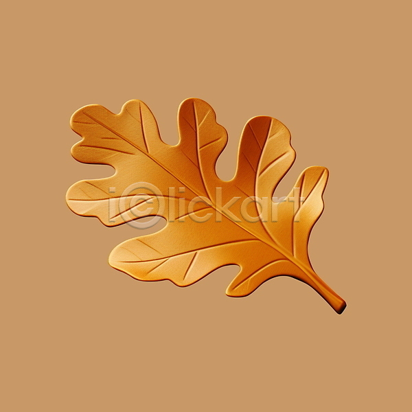 사람없음 3D 3D아이콘 PSD 디지털합성 아이콘 가을(계절) 갈색 나뭇잎 낙엽 잎
