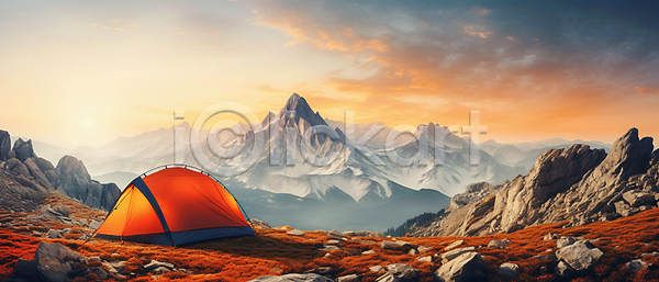 사람없음 JPG 편집이미지 구름(자연) 돌산 바위(돌) 백그라운드 산등성이 일몰 자연 절벽 정상 캠핑 텐트 풍경(경치)