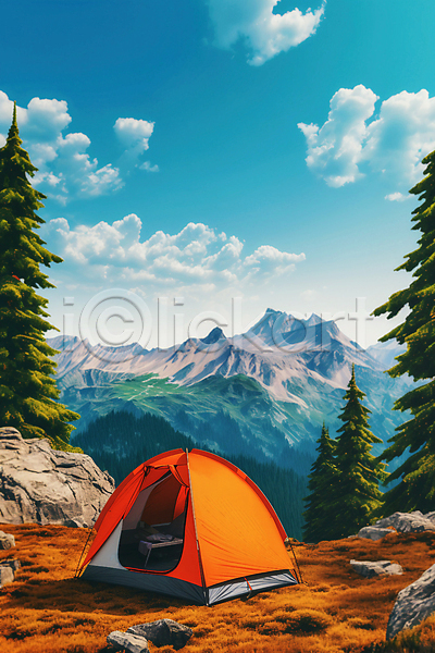 사람없음 JPG 편집이미지 구름(자연) 나무 맑음 바위(돌) 백그라운드 산 산등성이 자연 정상 캠핑 텐트 풍경(경치) 하늘