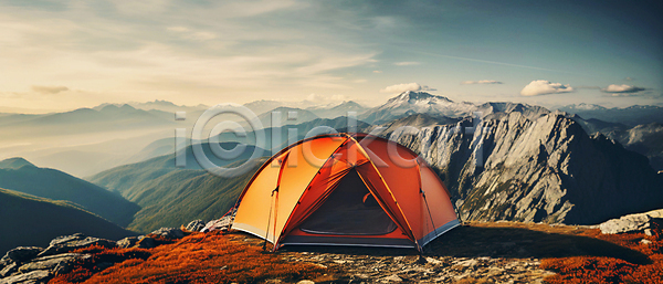 사람없음 JPG 편집이미지 구름(자연) 돌산 백그라운드 산등성이 자연 절벽 정상 캠핑 텐트 풍경(경치) 하늘