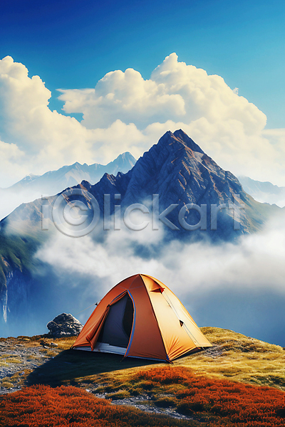 사람없음 JPG 편집이미지 구름(자연) 맑음 바위(돌) 백그라운드 산 자연 정상 캠핑 텐트 풀(식물) 풍경(경치) 하늘