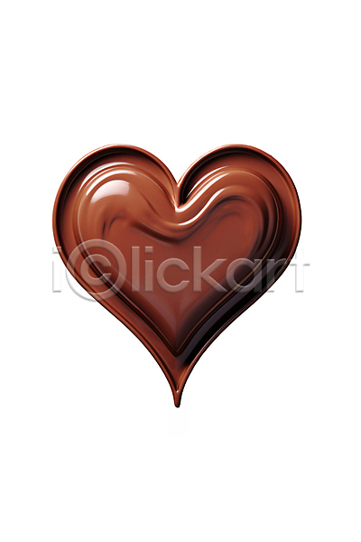 사랑 사람없음 JPG 디지털합성 편집이미지 갈색 발렌타인데이 초콜릿 하트