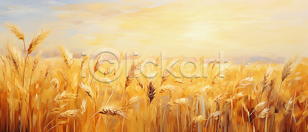 사람없음 JPG 편집이미지 가을(계절) 노란색 농작물 밀 밀밭 백그라운드 자연 추수 풍경(경치) 햇빛
