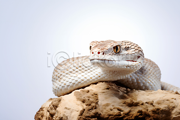 사람없음 JPG 편집이미지 바위(돌) 백그라운드 뱀 베이지색 카피스페이스 파충류 한마리