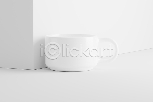 사람없음 3D JPG 포토 해외이미지 목업 오브젝트 컵 해외202309 흰색