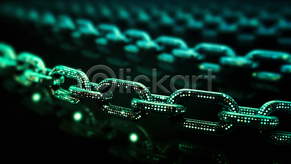 사람없음 JPG 편집이미지 디지털 디지털백그라운드 반짝임 보안 블록체인 빛 사이버 쇠사슬 연결 초록색