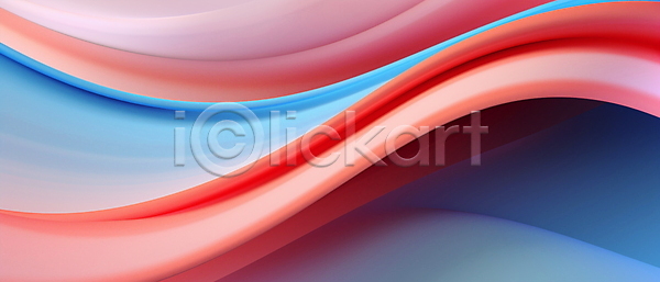 흐름 사람없음 3D JPG 편집이미지 곡선 물결 백그라운드 빨간색 웨이브 추상 파란색