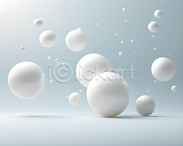 사람없음 3D JPG 디지털합성 편집이미지 광택 그래픽 그래픽백그라운드 물방울 버블 원형 입체도형 흰색