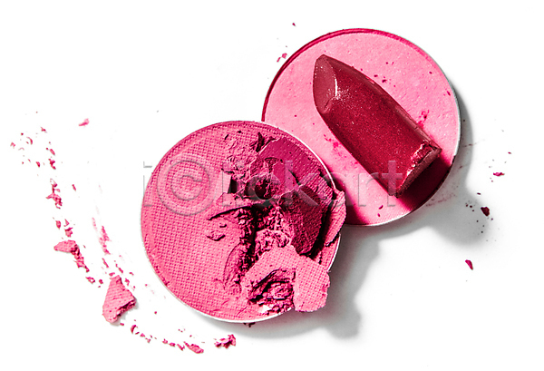 사람없음 JPG 포토 해외이미지 가루 립스틱 분홍색 뷰티 손상 아이섀도 질감 해외202309 화장품