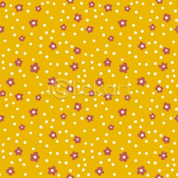 빈티지 사람없음 JPG 포토 해외이미지 꽃무늬 노란색 복고 패턴