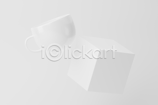 사람없음 3D JPG 포토 해외이미지 목업 상자 오브젝트 컵 해외202309 흰색