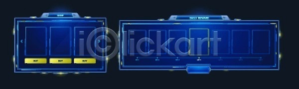 미래 EPS 일러스트 템플릿 해외이미지 UI 게임 고립 구매 국경 그래픽 기술 네온 동전 디자인 디지털 만화 모바일 백그라운드 벡터 보너스 사용자 상점 상패 선물 세트 스크린 엘리먼트 인터페이스 컴퓨터 테크노 파란색 판넬 프레임 해외202309 해외일러스트 황금