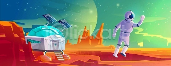 미래 사람 EPS 일러스트 해외이미지 UFO 공상 과학 달 땅 땅바닥 만화 멀리 모험가 발견 백그라운드 벡터 별 사막 실험 실험실 안테나 역 외계인 우주 우주비행사 은하계 인공위성 일러캐릭터 정장 천문학 캐릭터 탐험 표면 하늘 해외202309 해외일러스트 행성 헬멧