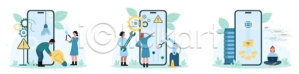 변화 사람 EPS 일러스트 해외이미지 고정 공구 과학기술 기술 기술자 깨짐 노동자 디자인 만화 모바일 배너 백그라운드 벡터 복원 빛 서비스 세트 세포 센터 셀룰러 수리 스마트폰 스크린 스패너 어플리케이션 업무 유지 인터넷 자료 장비 전구 전자 책상 치유 플랫 하드웨어 해외202309 해외일러스트 핸드폰