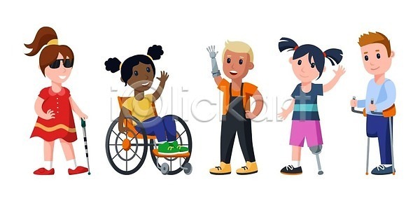도움 행복 사람 소년 어린이 EPS 일러스트 해외이미지 건강 걷기 격파 고립 교육 그래픽 그림 디자인 라이프스타일 막대기 만화 미소 백그라운드 벡터 보철 세트 수집 시각장애인 신체 심볼 안경 약 양발 엘리먼트 의자 일러캐릭터 장애 접근 캐릭터 컨셉 팔 플랫 학생 해외202309 해외일러스트 휠체어 흰색