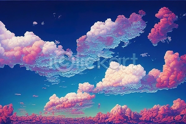 사람없음 JPG 포토 해외이미지 공상 구름(자연) 몽환 백그라운드 컬러풀 판타지 풍경(경치) 하늘 해외202309