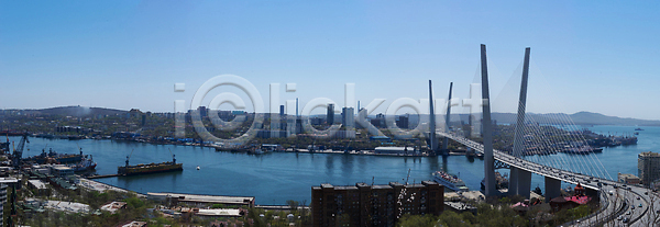 사람없음 JPG 포토 해외이미지 건축양식 도시 도시풍경 러시아 만 바다 여행 파노라마 풍경 해외202309 해외포토