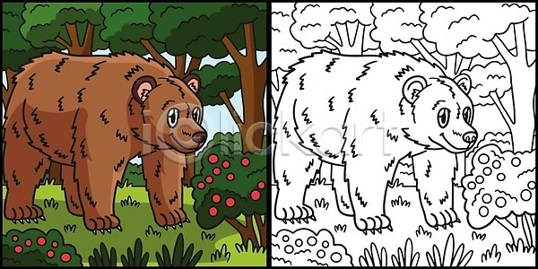 어린이 EPS 일러스트 해외이미지 걸음마 곰 교육 그래픽 그림 낙서 동물 동물원 디자인 만화 미술 백그라운드 벡터 새끼 색칠공부 선 손그림 야생동물 유치원 윤곽 일러캐릭터 자연 캐릭터 컬러 컬러풀 클립 클립아트 털 페이지 포유류 학교 해외202309 해외일러스트